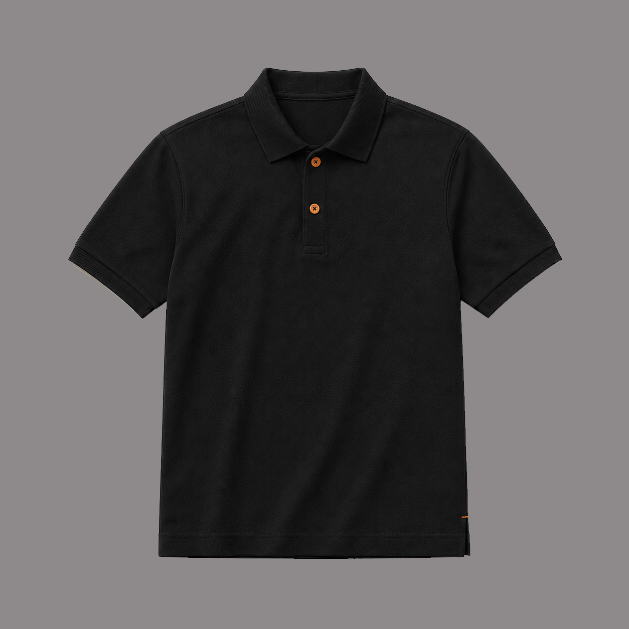 Noir Mercerised Polo